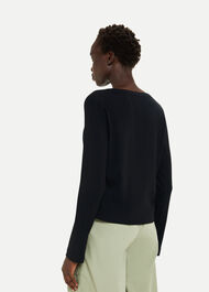 Tie Front Ribbed Cardigan