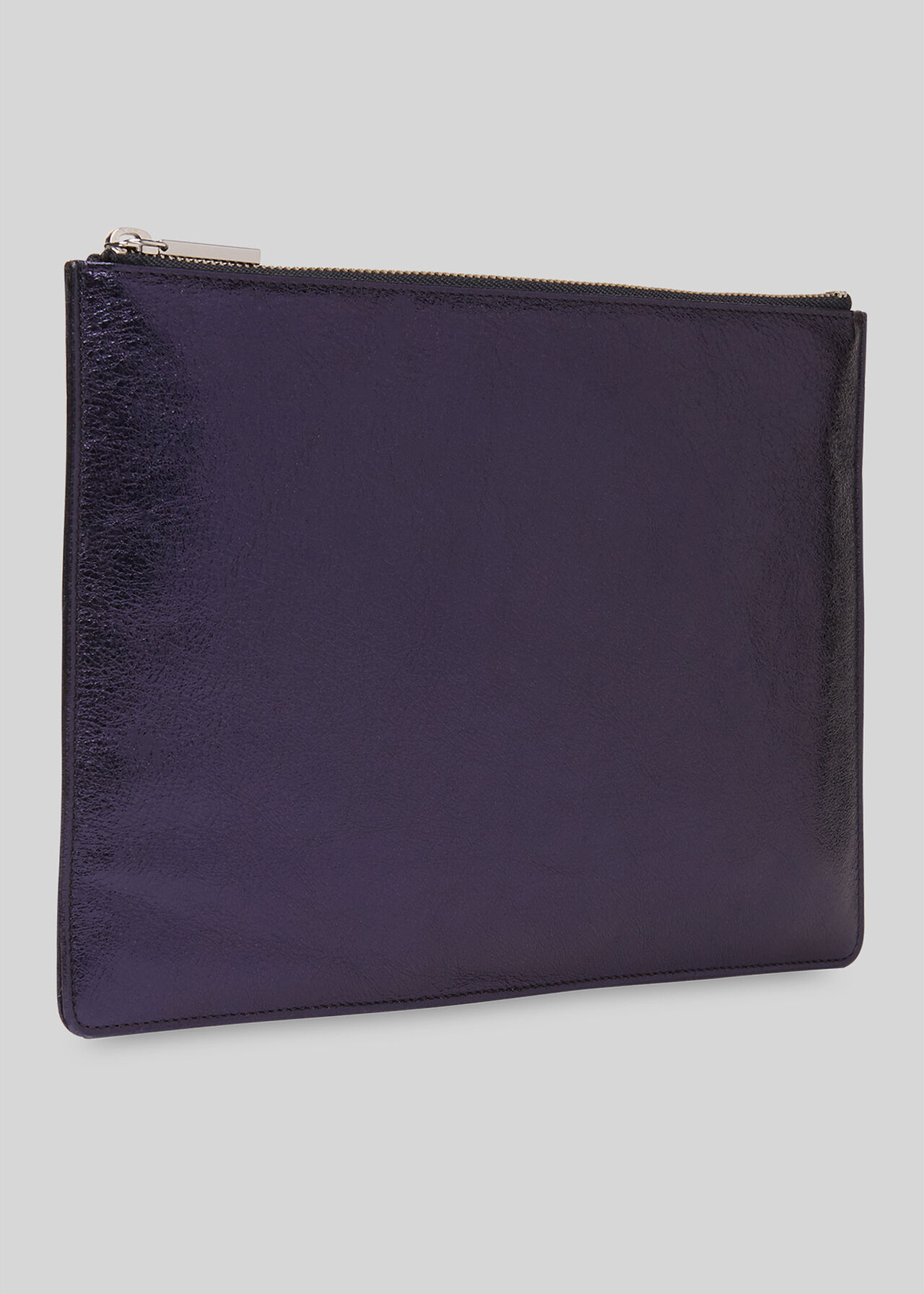 Navy Metallic Medium Clutch WHISTLES Whistles US