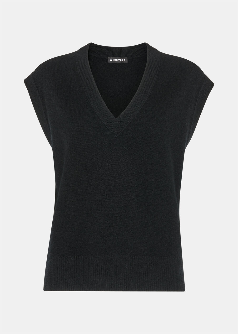 Cashmere V Neck Tank