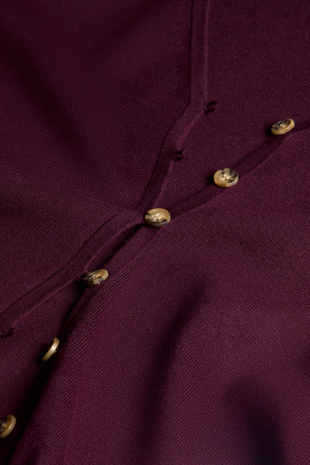 Short Sleeve Button Front Knit