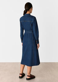 Myra Denim Midi Dress