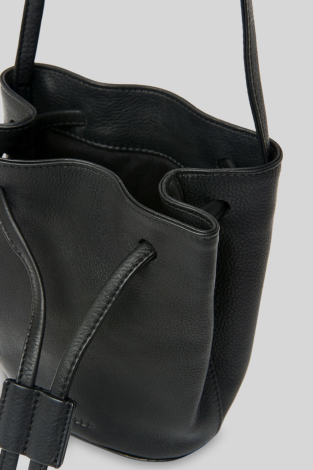 Ammie Mini Drawstring Bag Black