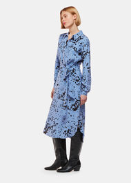 Smudged Spot Print Imie Dress