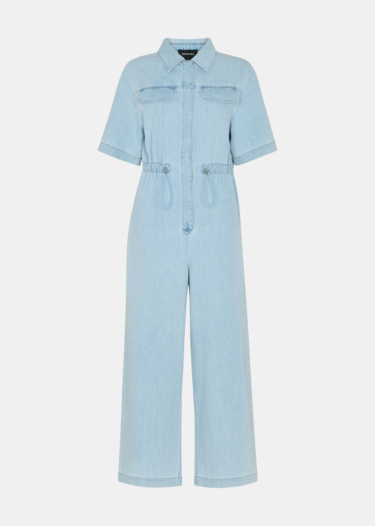 Short Sleeve Utility Jumpsuit
