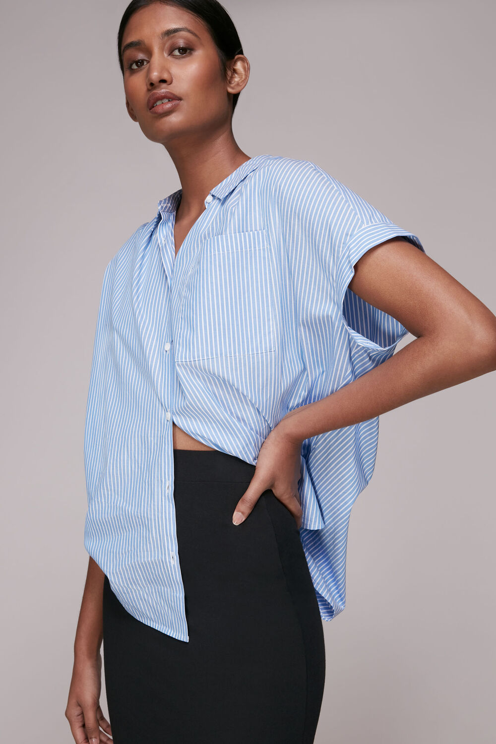 Jersey Column Skirt