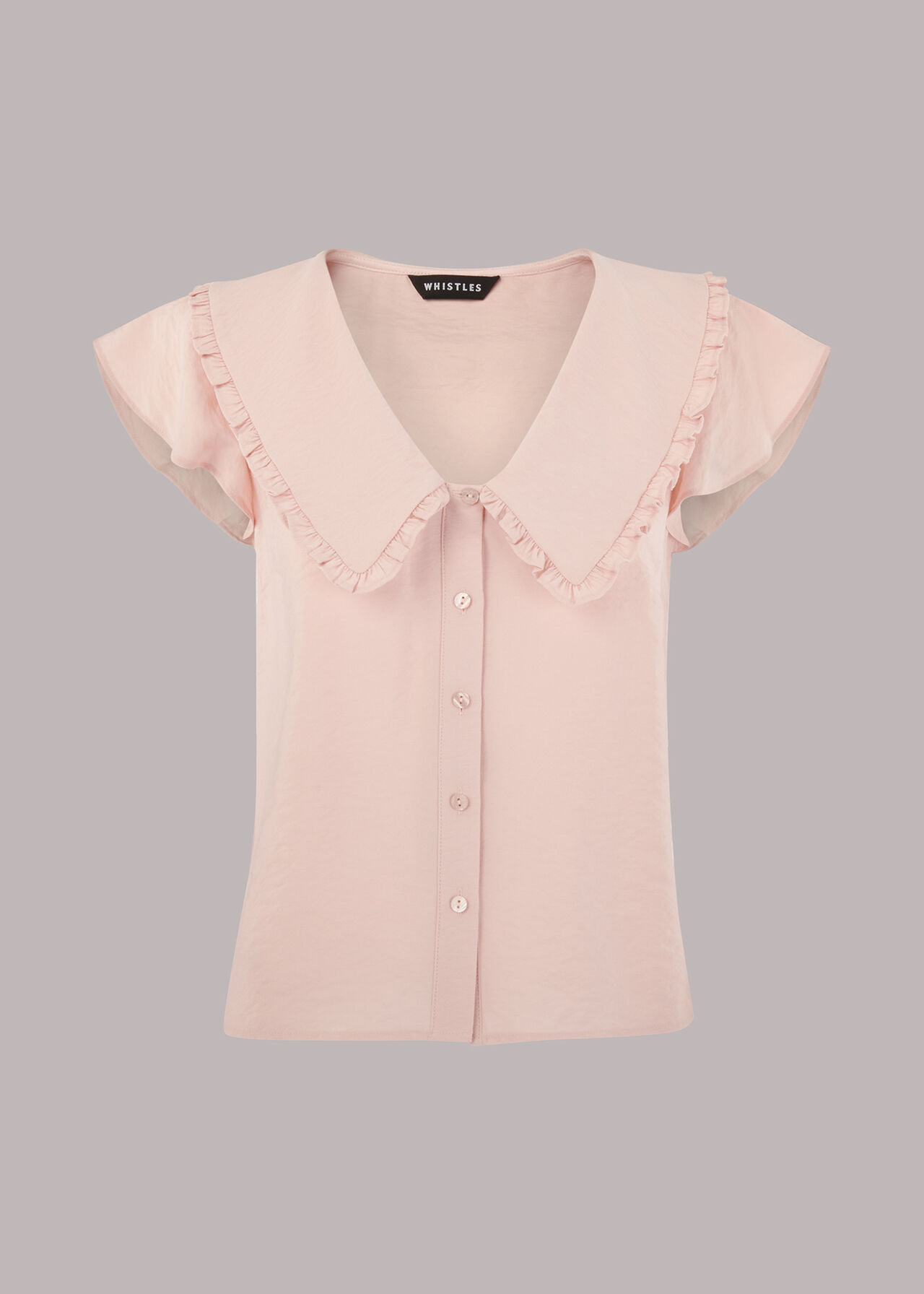 Short Sleeve Collar Top