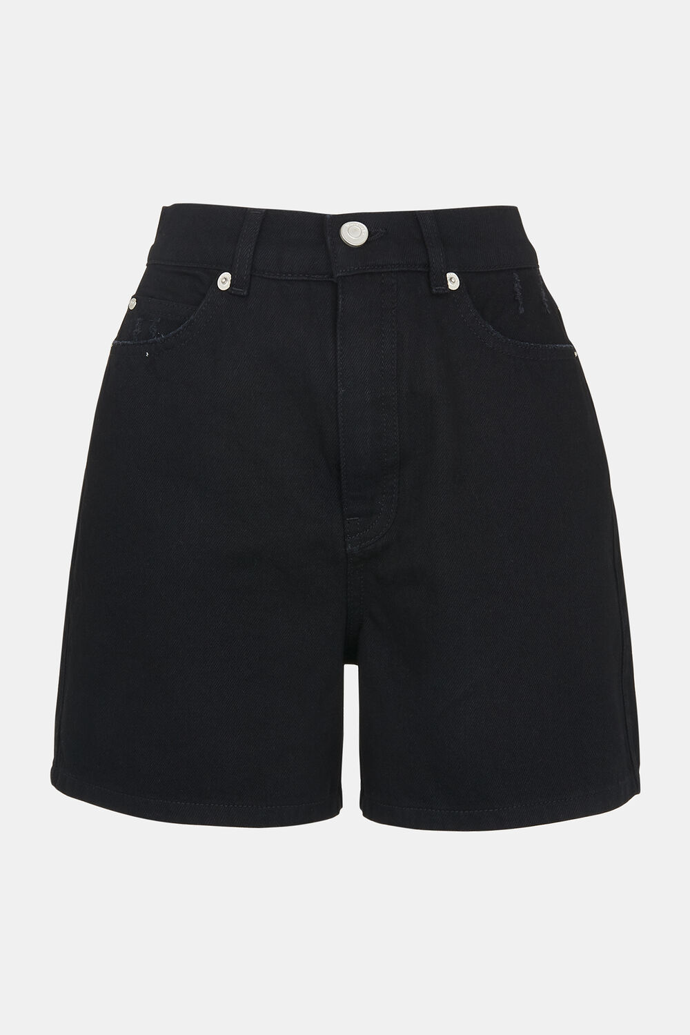 High Waist Denim Short
