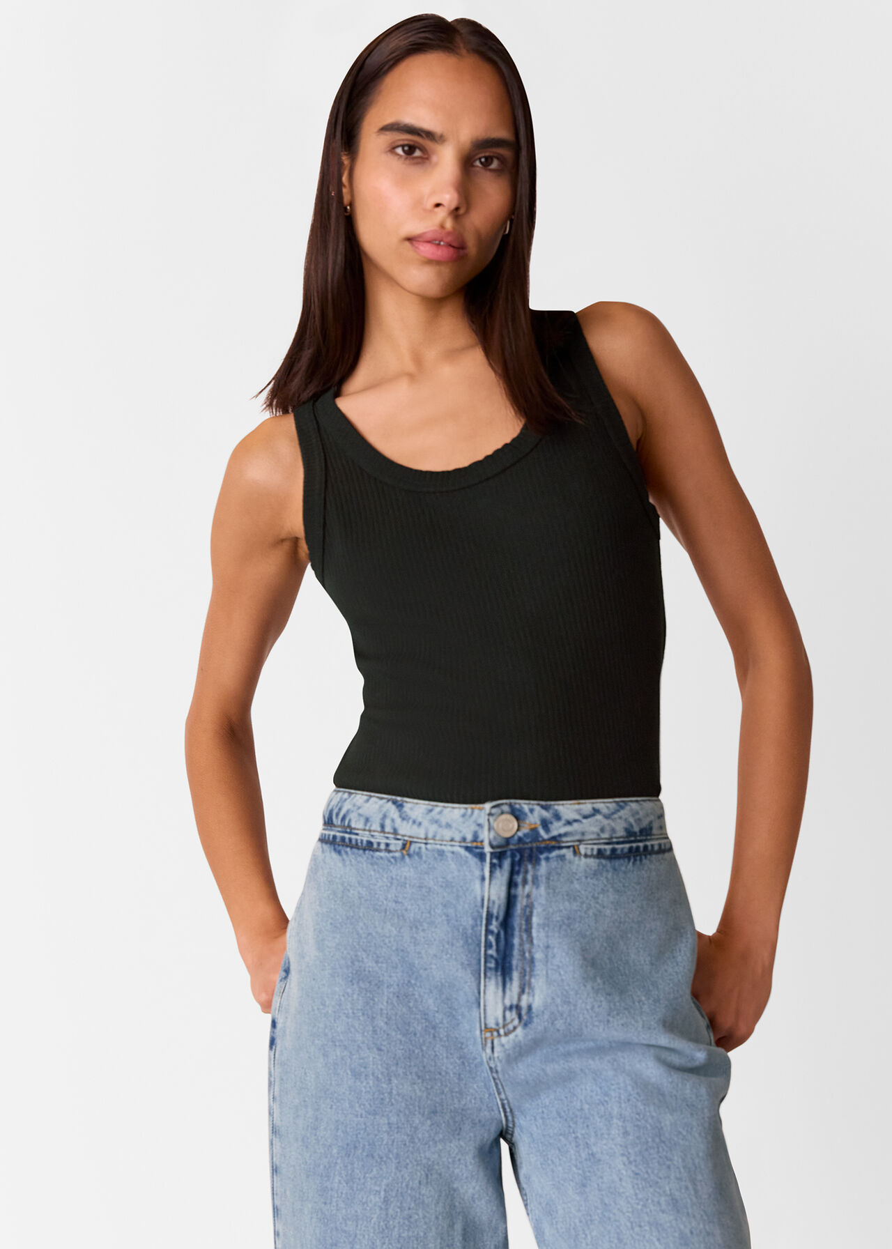 Ultimate Ribbed Scoop Vest