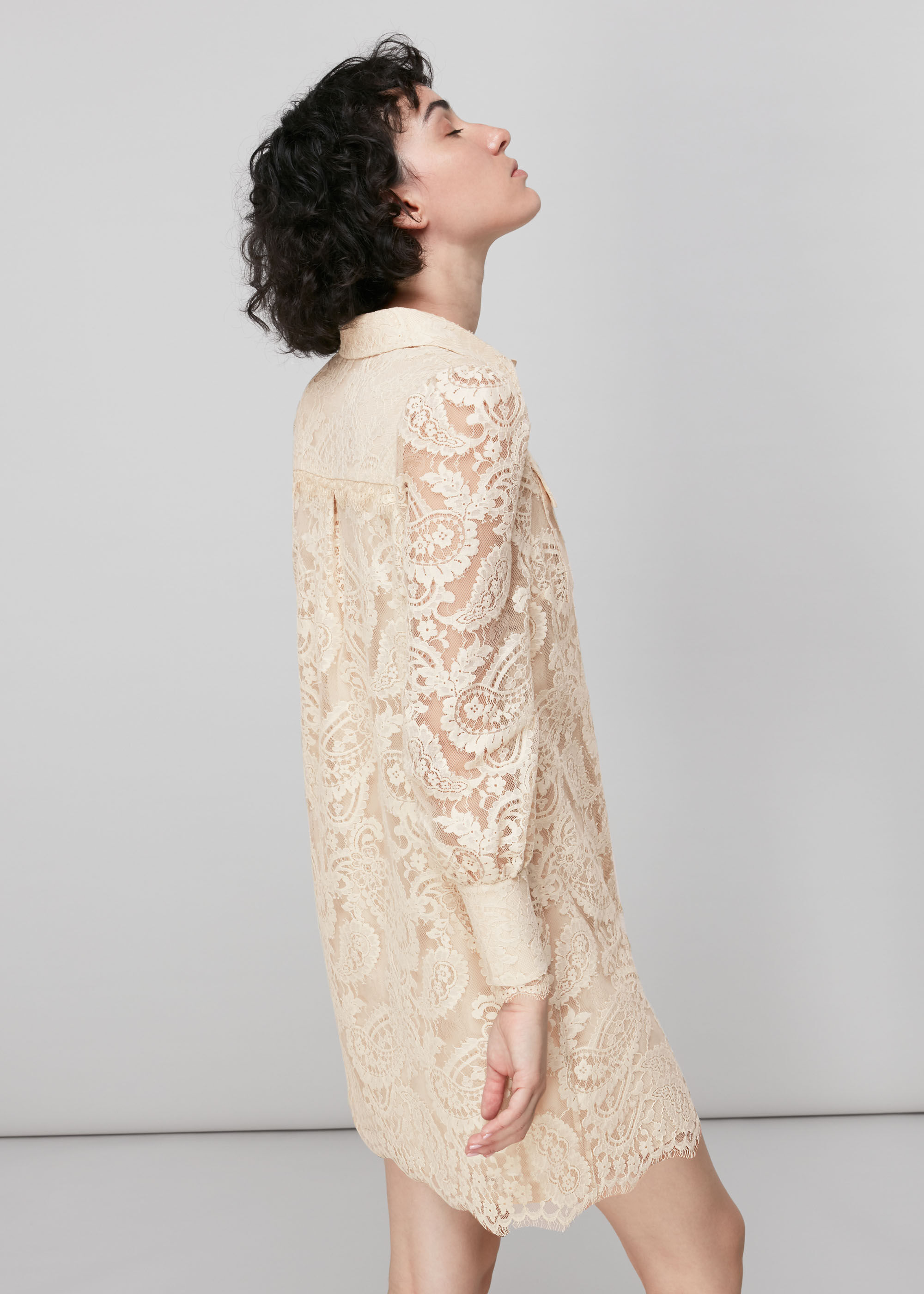 Shirt lace dress shop