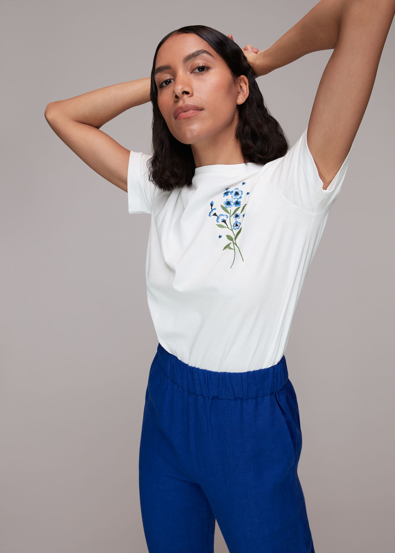 Embroidered Floral Tshirt
