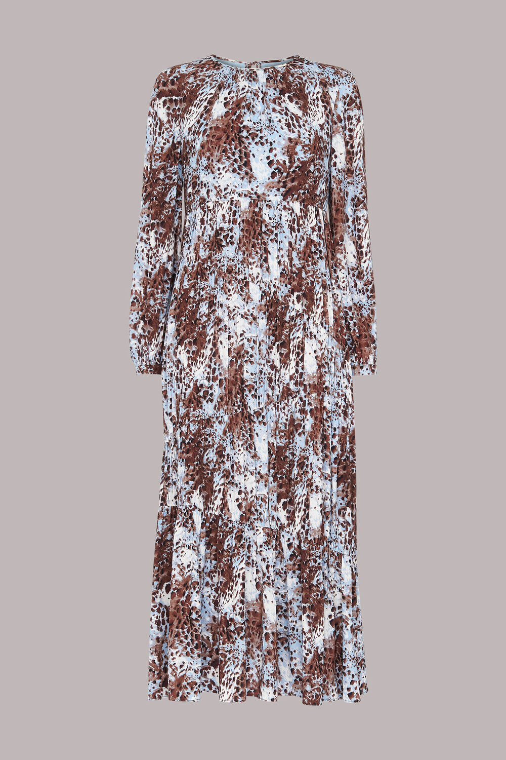 Leio Patch Animal Midi Dress
