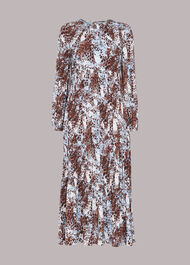 Leio Patch Animal Midi Dress