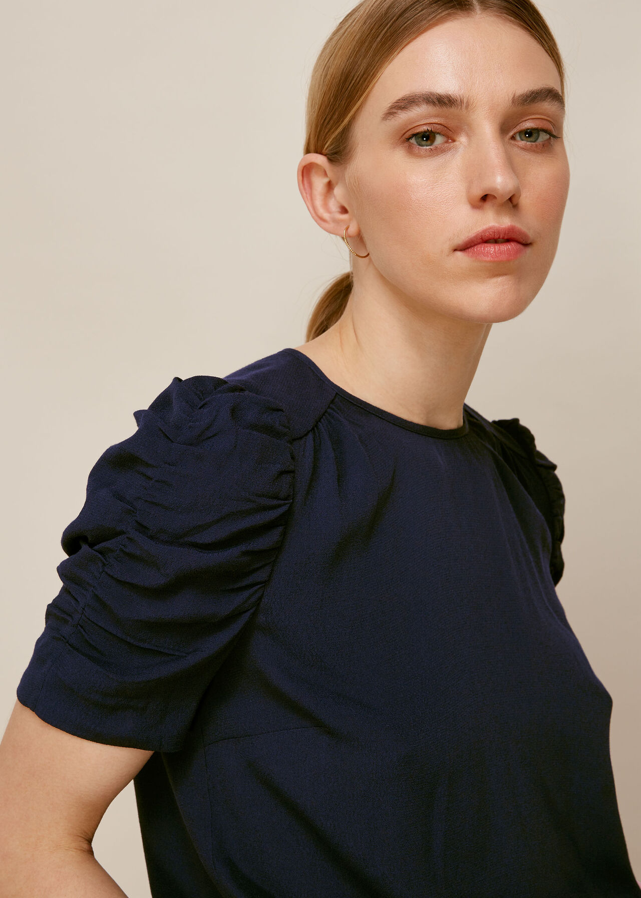 Nelly Shell Top Navy