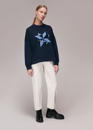 Patchwork Cowboy Sweatshirt