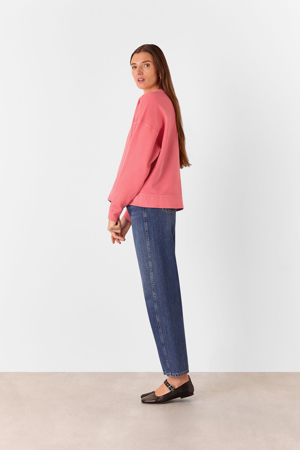 Pink Relaxed Sweat