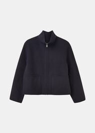 Funnel Neck Double Face Jacket