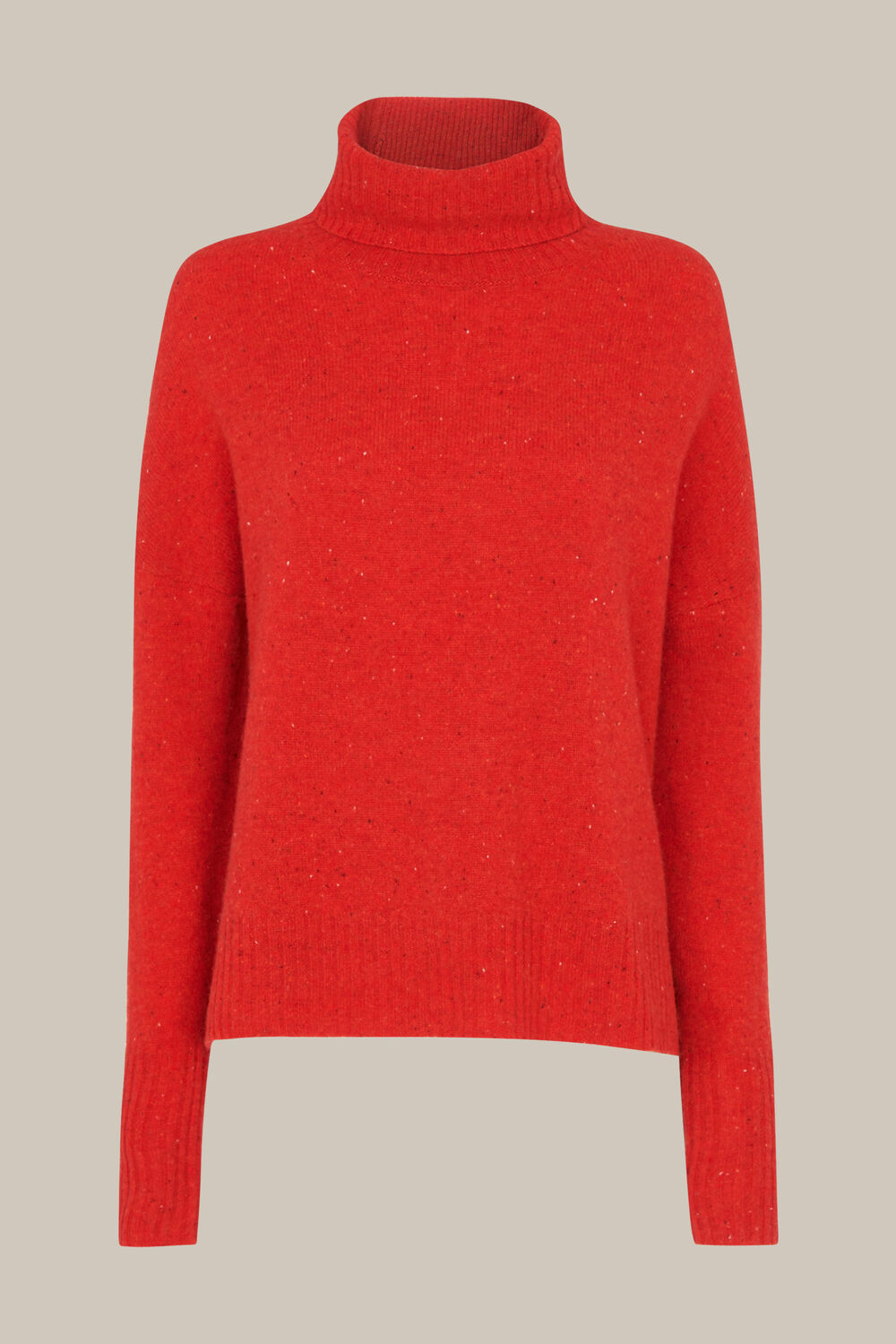 Roll Neck Merino Wool Knit