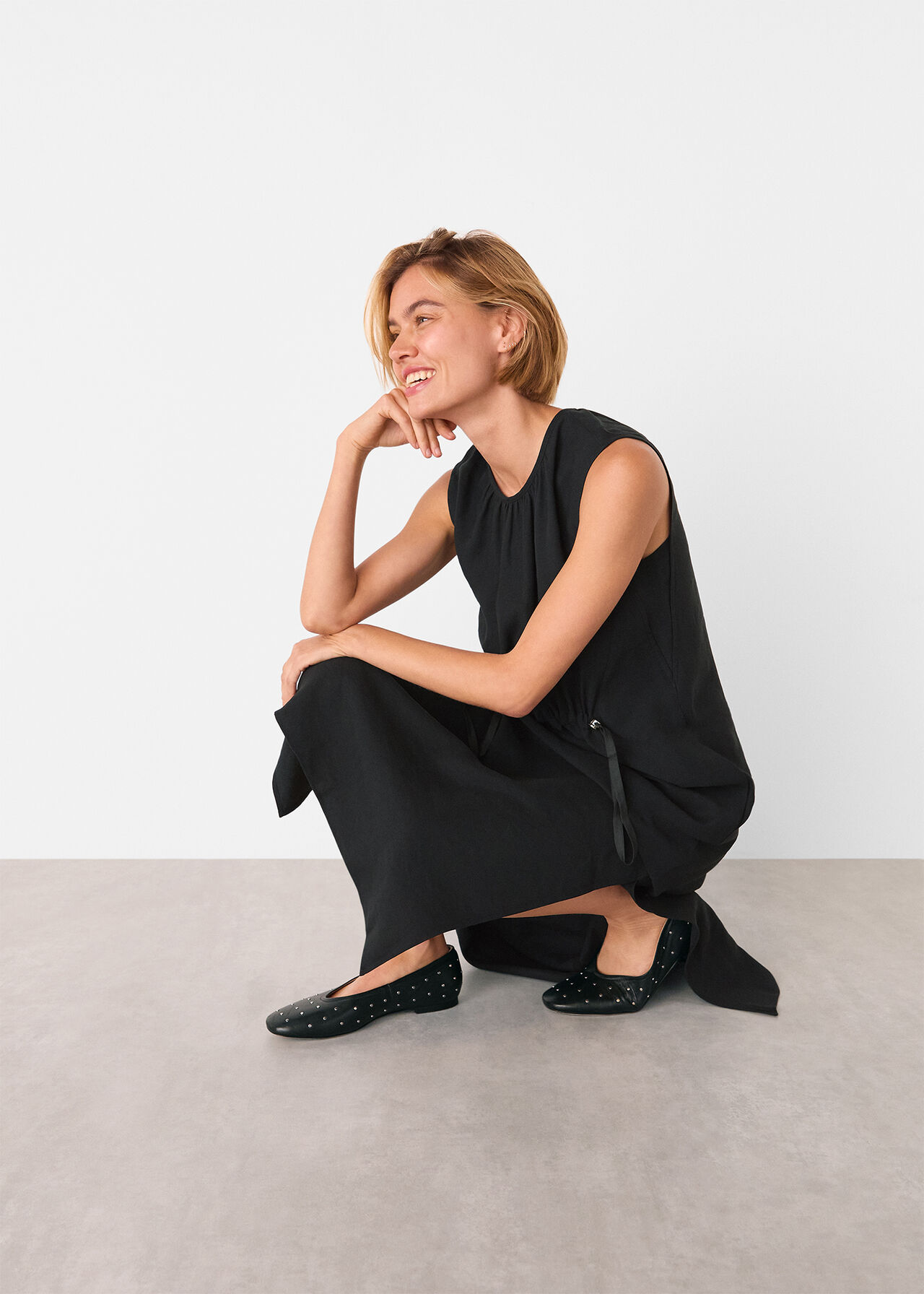 Sleeveless Midi Dress