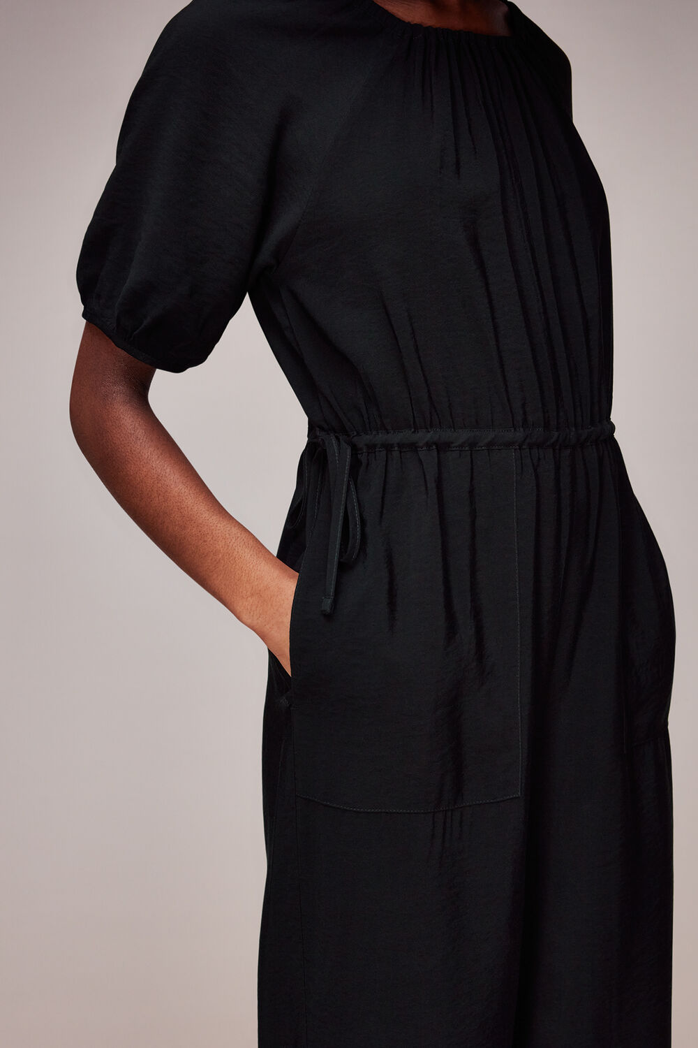 Melissa Gathered Neck Jumpsuit