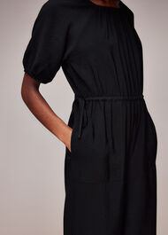 Melissa Gathered Neck Jumpsuit