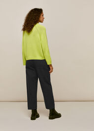 Cargo Panel Detail Trousers Black