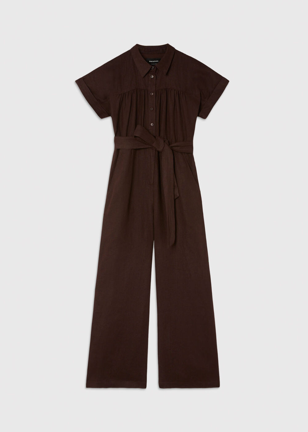 Utility Linen Jumpsuit