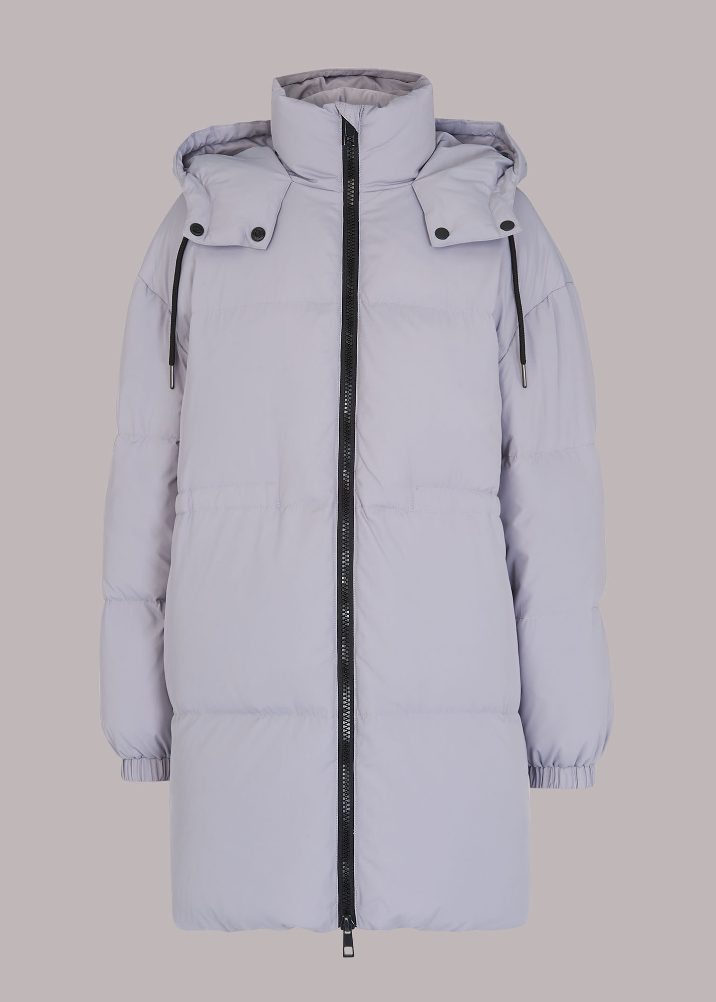 Pale Blue Esme Hooded Down Puffer Coat WHISTLES