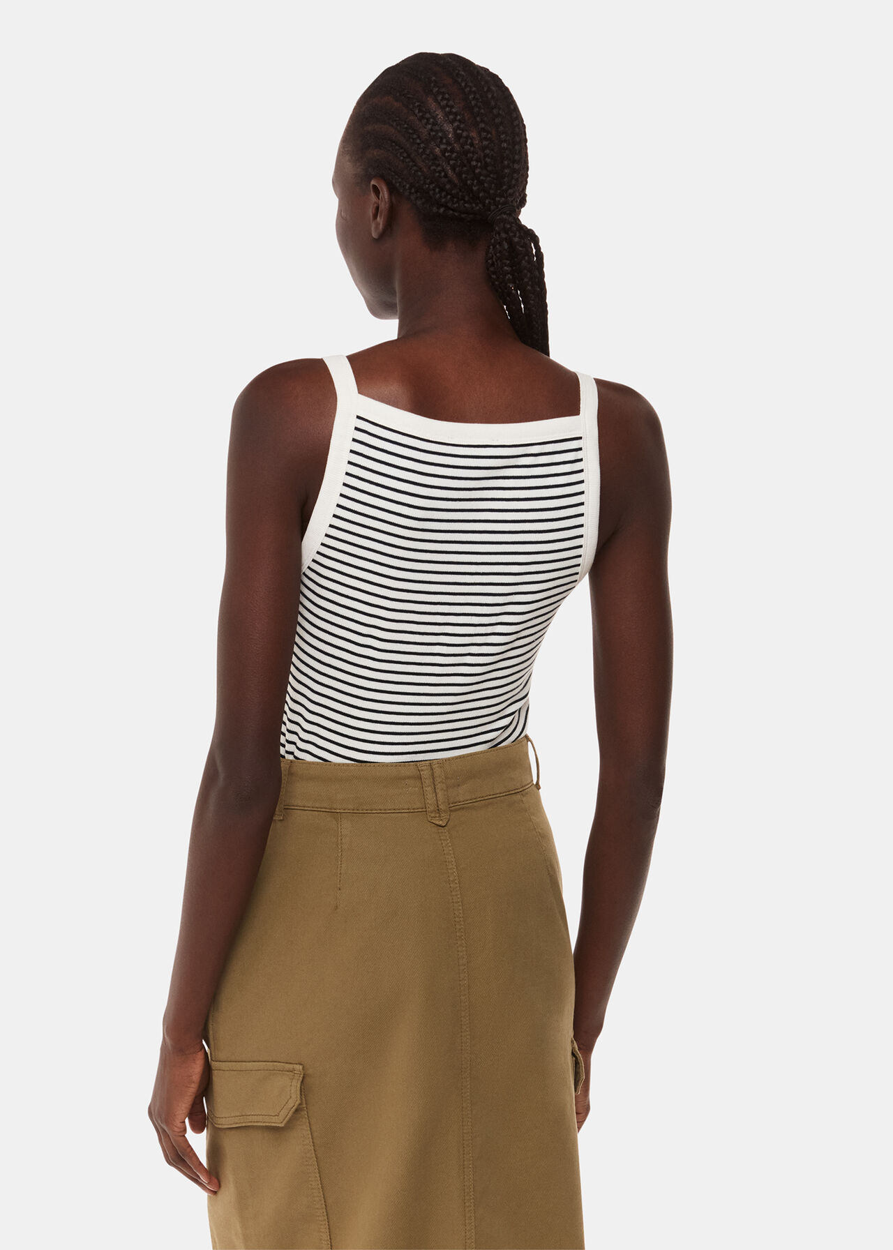 Multi Stripe Vest