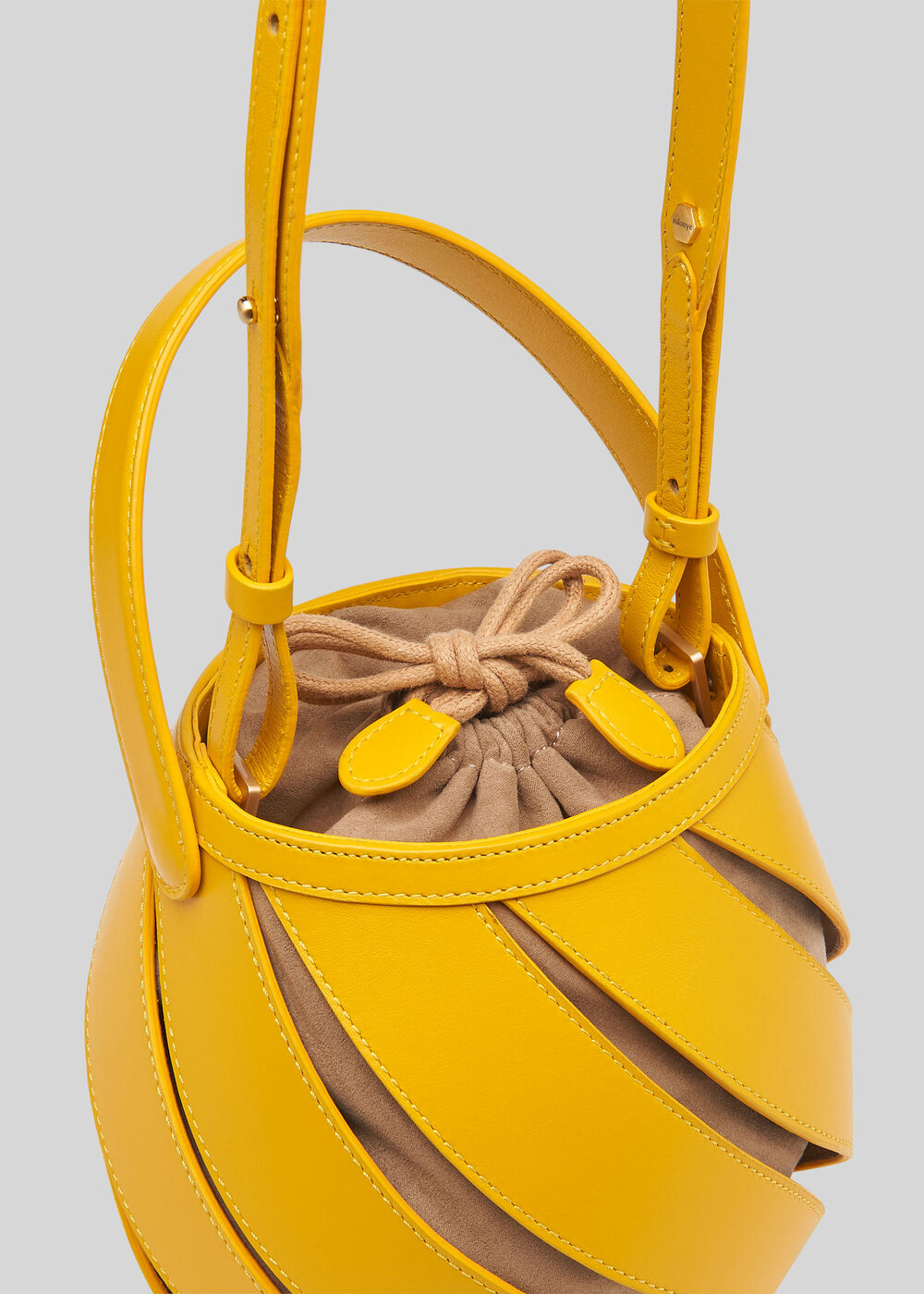 Whistles x Mlouye Helix Bag Yellow