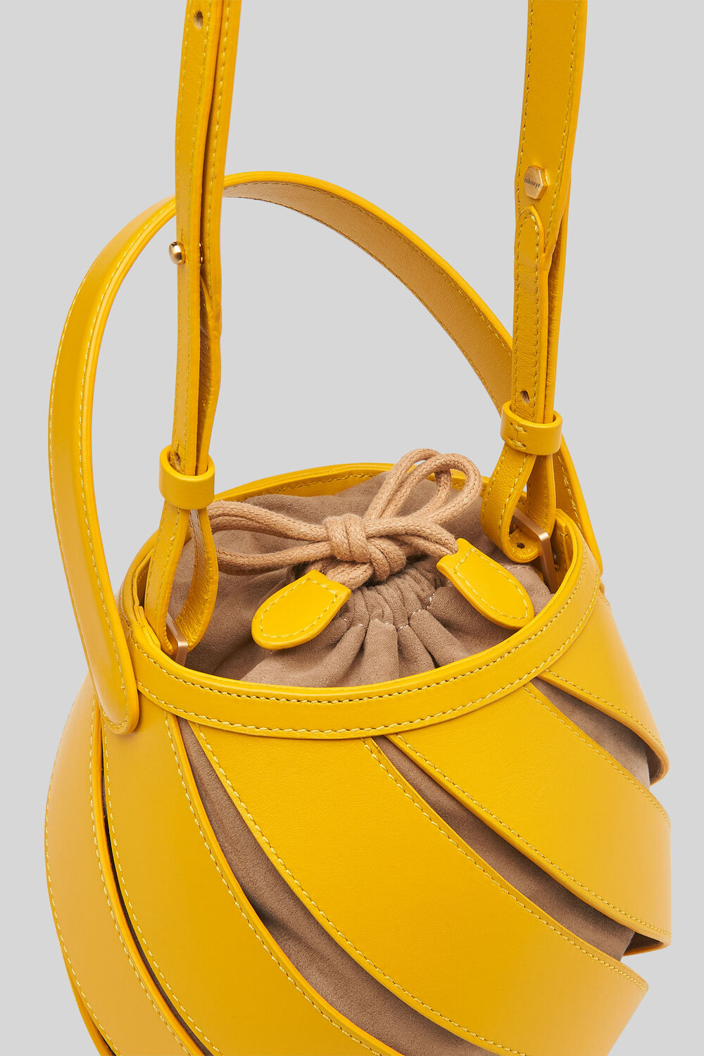 Whistles x Mlouye Helix Bag Yellow