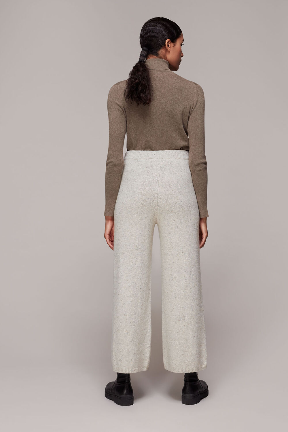 Knitted Wide Leg Trouser
