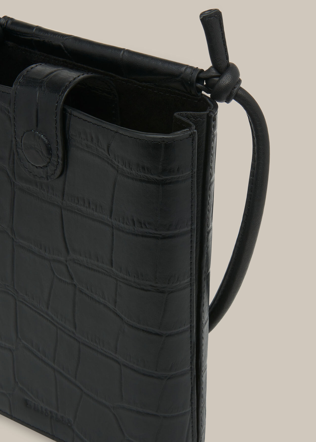 Alton Croc Pouch Bag