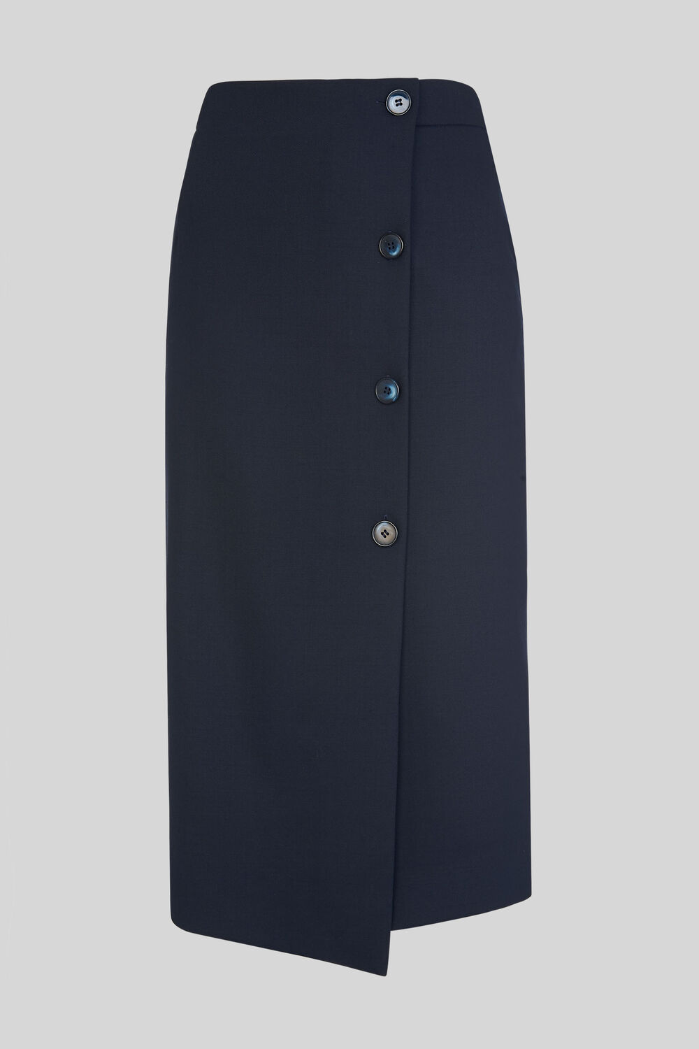 Anita Tailored Pencil Skirt Navy