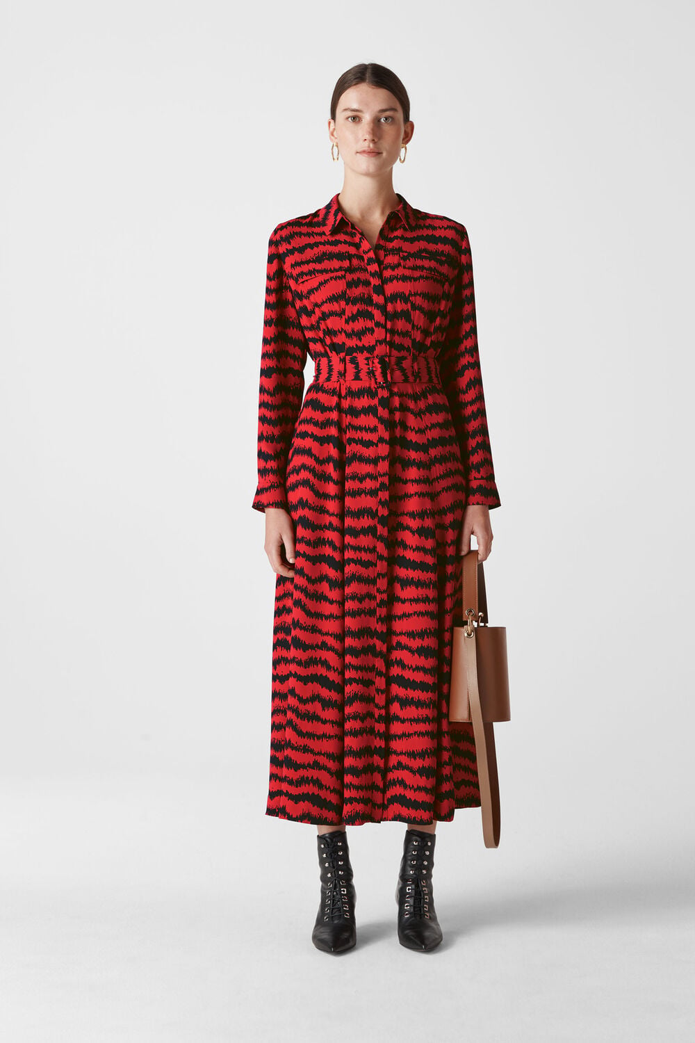 Milla Animal Utility Dress Red/Multi