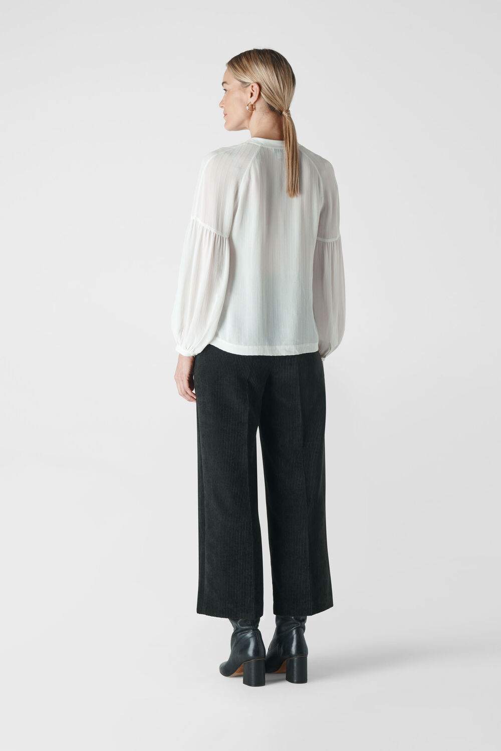 Cristen Stripe Blouse Ivory/Multi