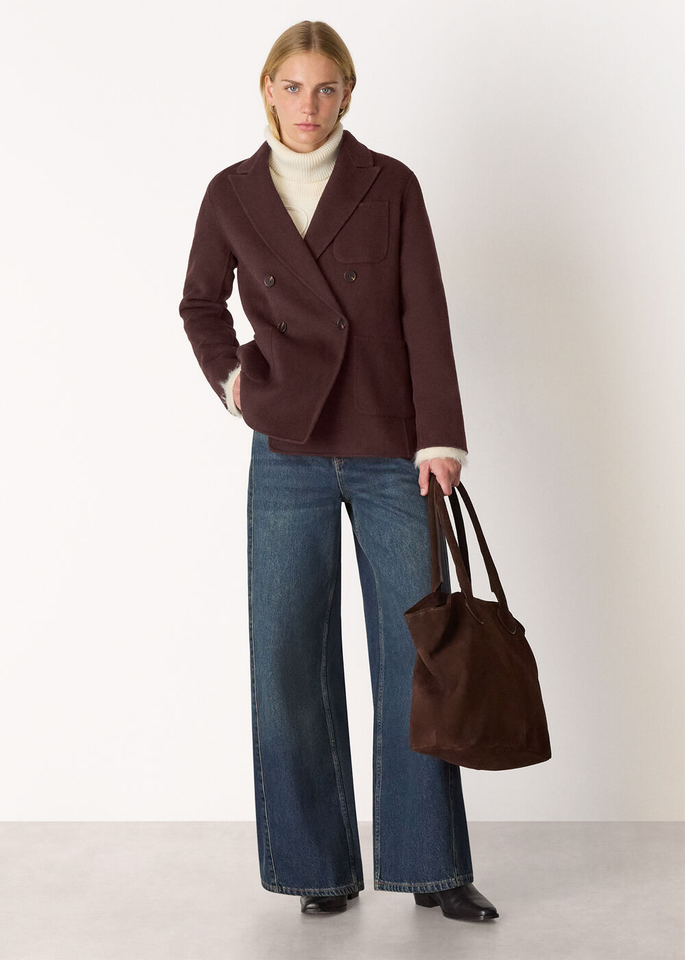 Wool Blazer Coat