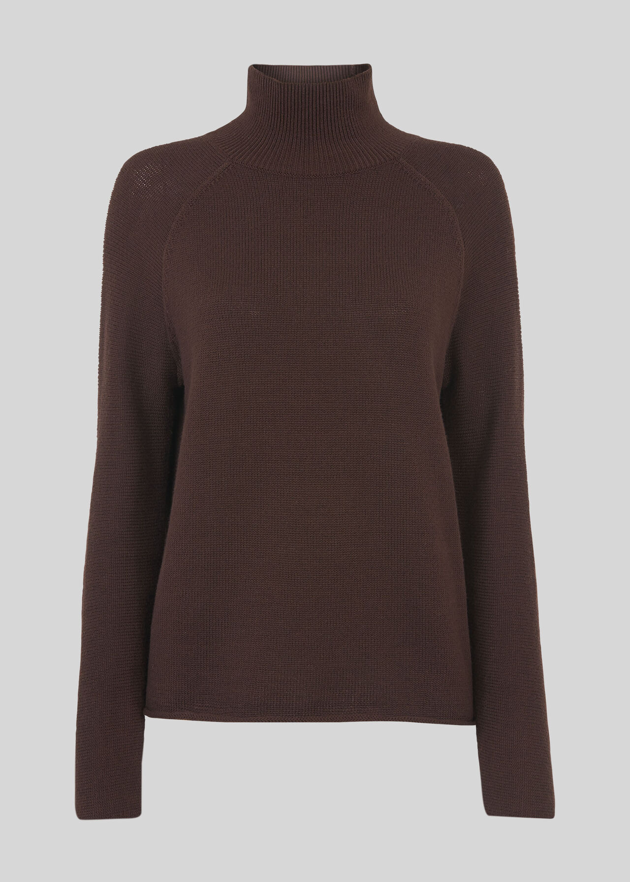 Phillipa Roll Neck Knit Chocolate