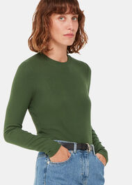 Essential Ribbed Crew Neck