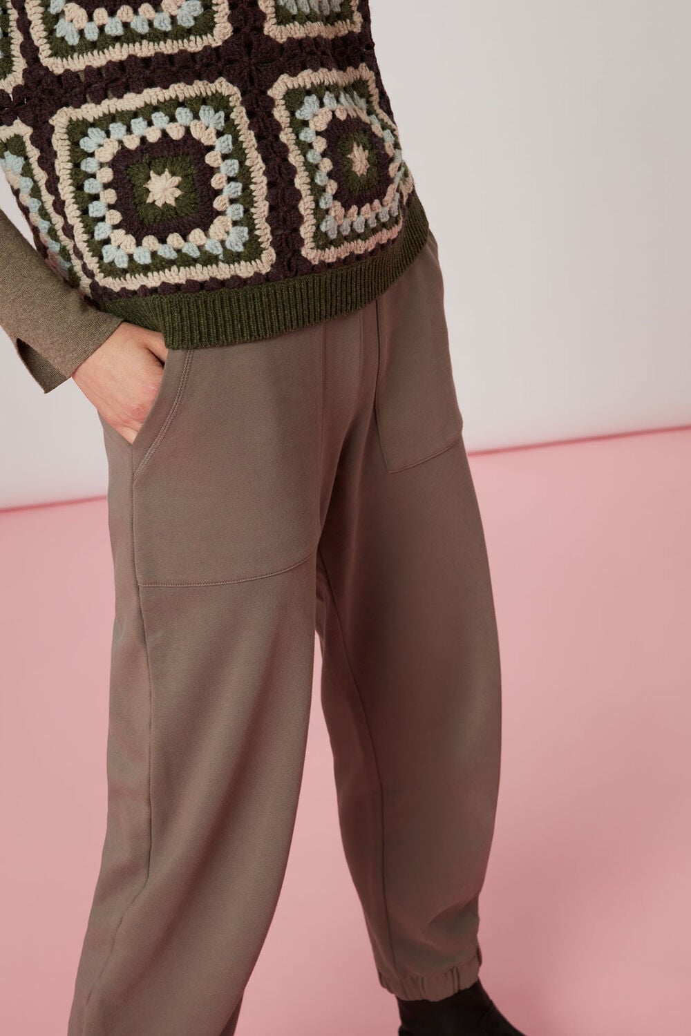 Pleat Detail Jogger