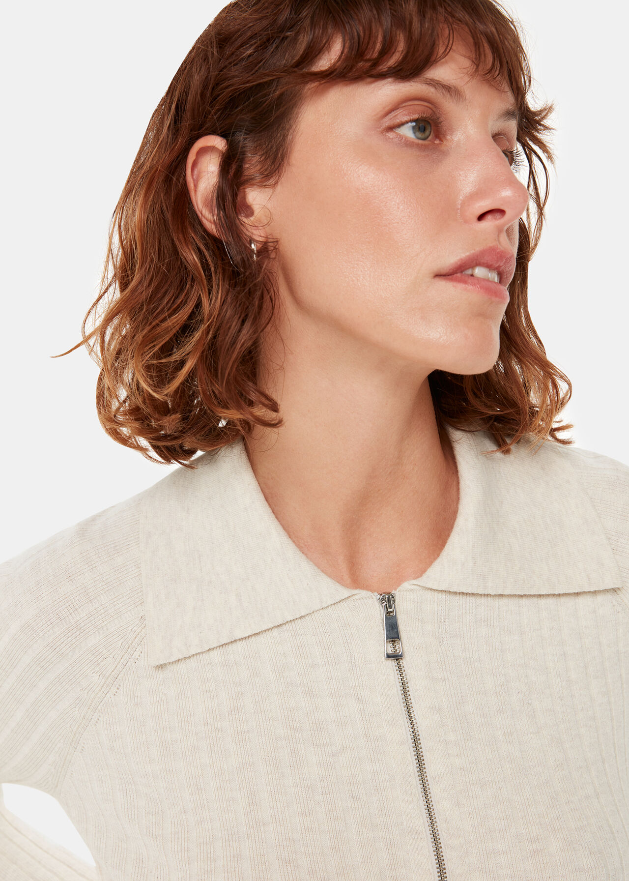 Zip Polo Knit