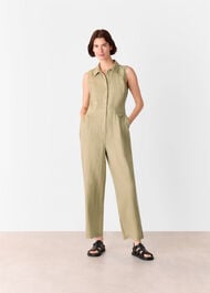 Ellis Western Linen Jumpsuit