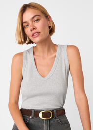 Ellis V Neck Jersey Vest