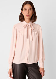 Tie Detail Crepe Blouse