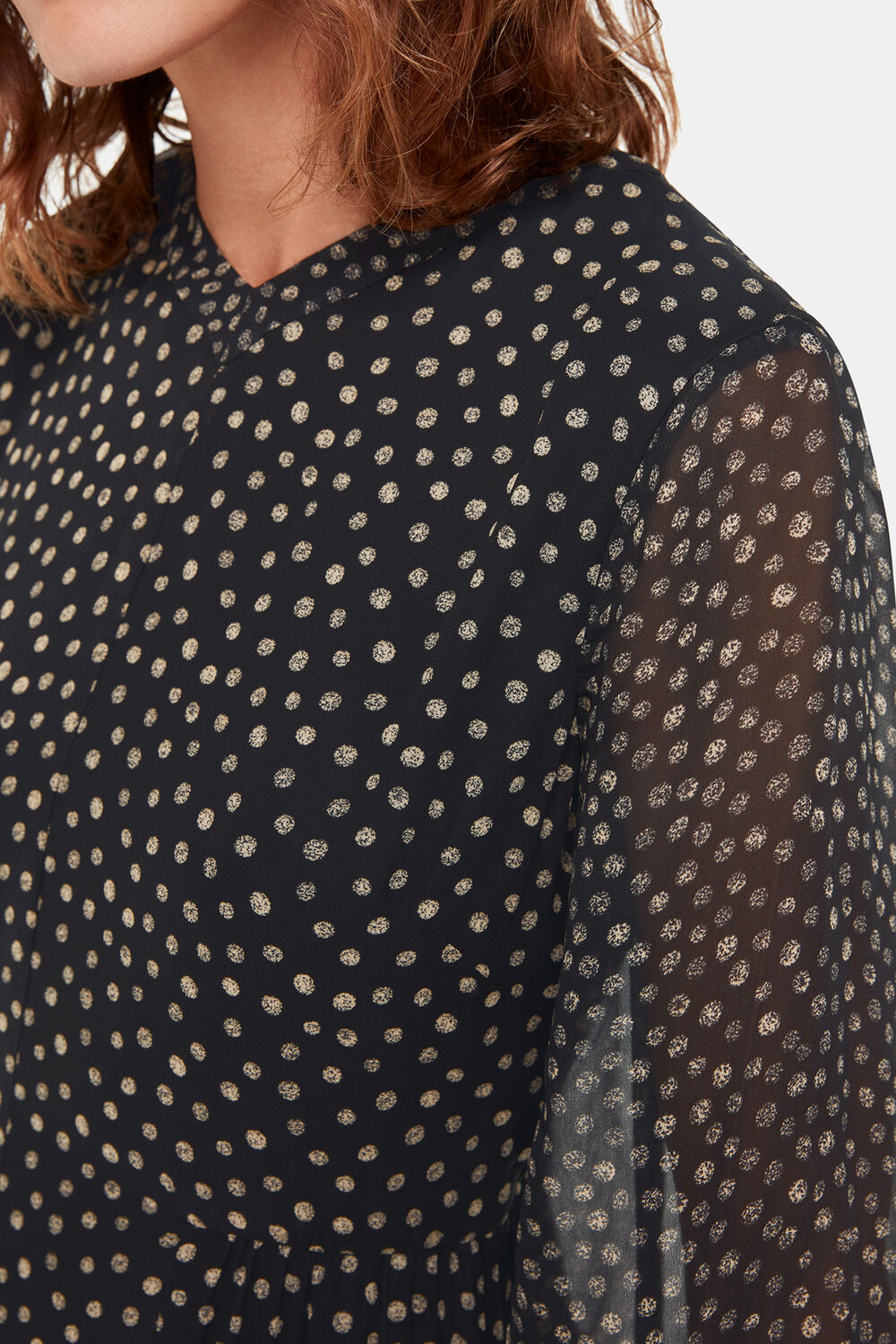 Speckled Polka Dot Dress