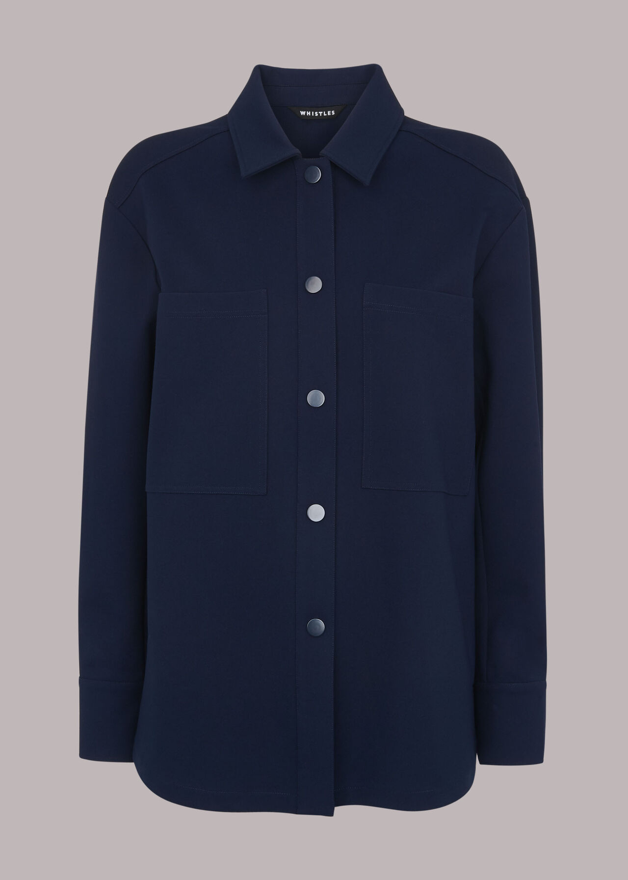 Ponte Jersey Overshirt