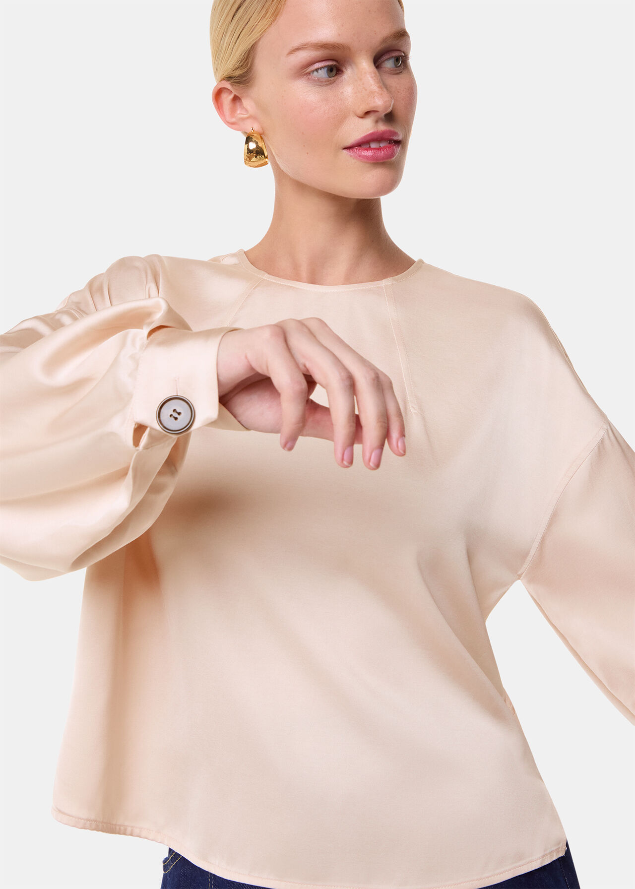Demi Satin Blouse