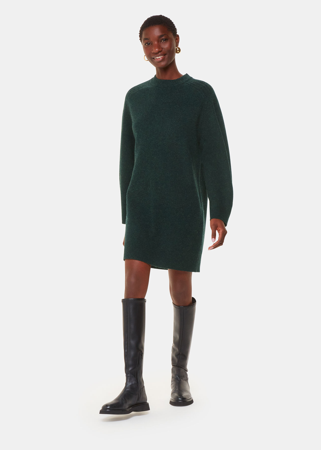 Whisles Ava Round Neck Knitted Dresss Whisles Ava Round Neck Knitted Dresss