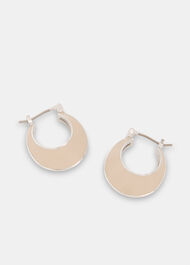 Enamel Curved Earring