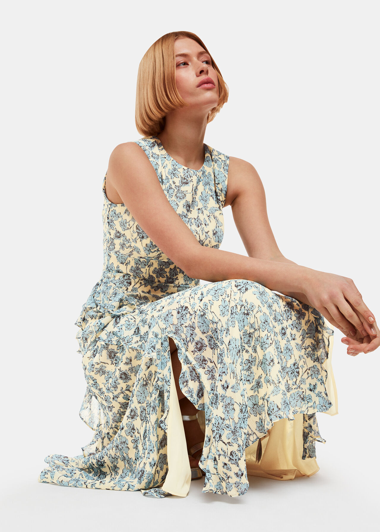 Shaded Floral Nellie Dress