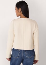 Petite Anne Ponte Button Jacket
